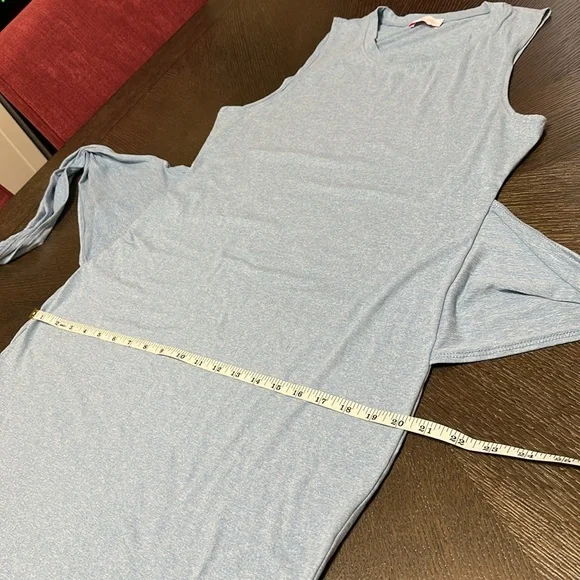 PINK LILY LIVING FOR IT BLUE BODYCON TANK DRESS, Women’s Large - Picture 9 of 9